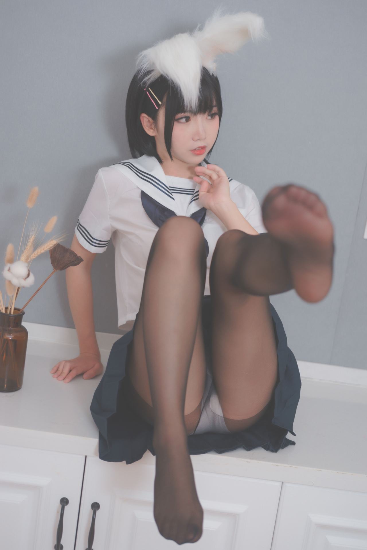 面饼仙儿兔耳jk